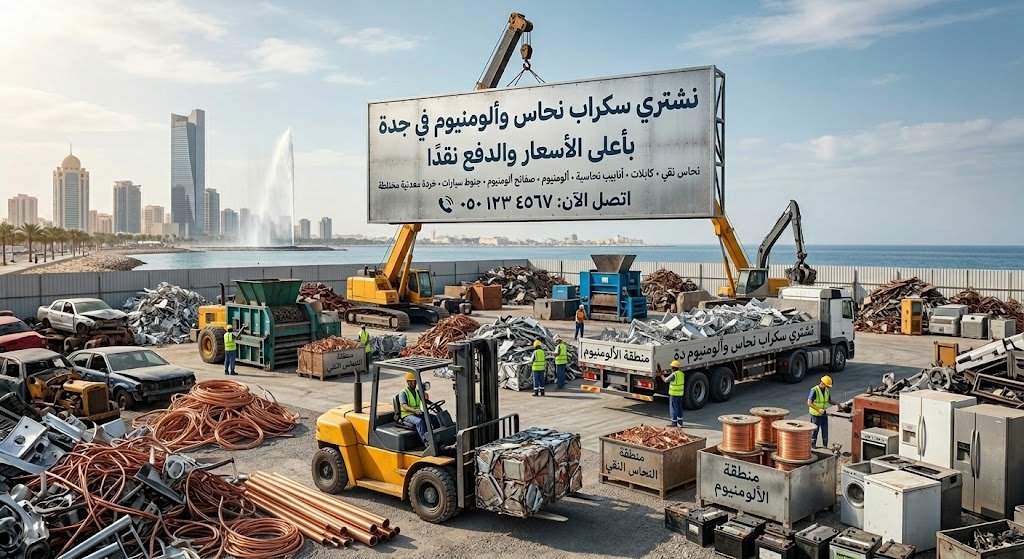 شراء سكراب نحاس المنيوم فى جدة